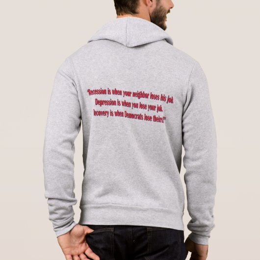 Biden-Recession- Hoodie (Achterkant)