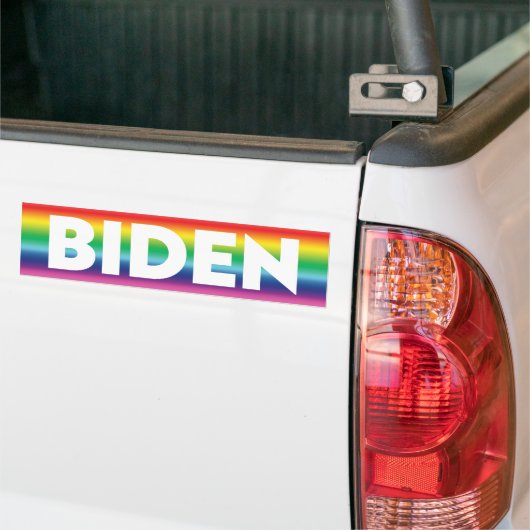 Biden-regenboogpride lgbtq lgbt bumpersticker (Op Truck)