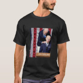 Biden Sniffing Biden de Creeper T-shirt (Voorkant)