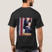 Biden Sniffing Biden de Creeper T-shirt (Achterkant)