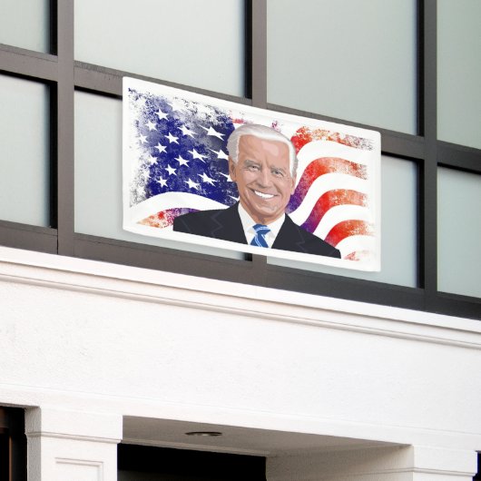 Biden Spandoek (Buitenkant Gebouw)