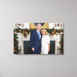 Biden State of the Christmas Union Canvas Afdruk