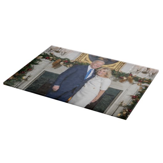 Biden State of the Christmas Union Snijplank (Hoek)