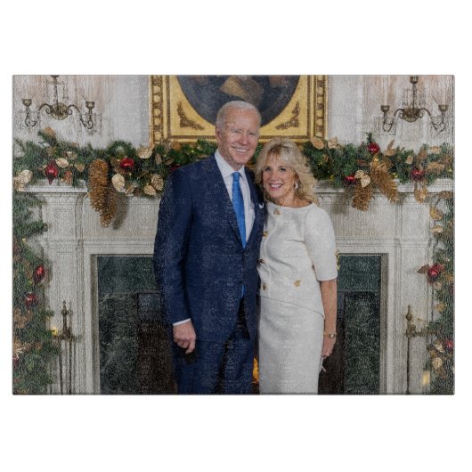 Biden State of the Christmas Union Snijplank (Voorkant)