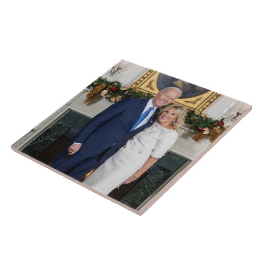 Biden State of the Christmas Union Tegeltje (Zijkant)