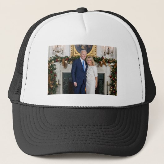Biden State of the Christmas Union Trucker Pet (Voorkant)
