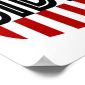 BIDEN sterren en strepen Poster (Hoek)