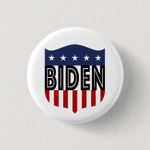 BIDEN sterren en strepen Ronde Button 3,2 Cm
