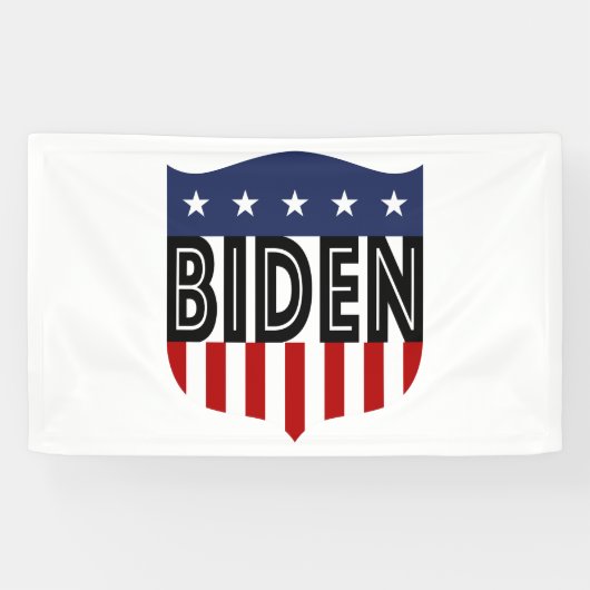 BIDEN sterren en strepen Spandoek (Horizontaal)