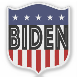 BIDEN sterren en strepen Sticker