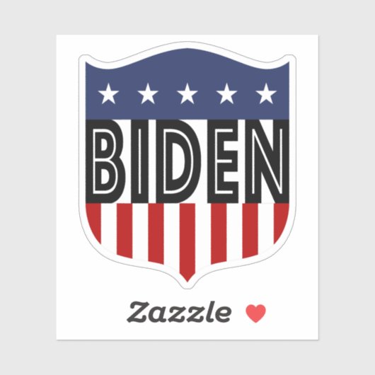BIDEN sterren en strepen Sticker (Vel)