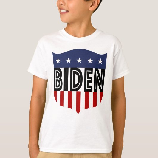 BIDEN sterren en strepen T-shirt (Voorkant)