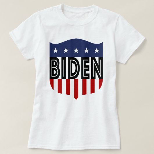 BIDEN sterren en strepen T-shirt (Design voorkant)