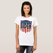 BIDEN sterren en strepen T-shirt (Voorkant volledig)