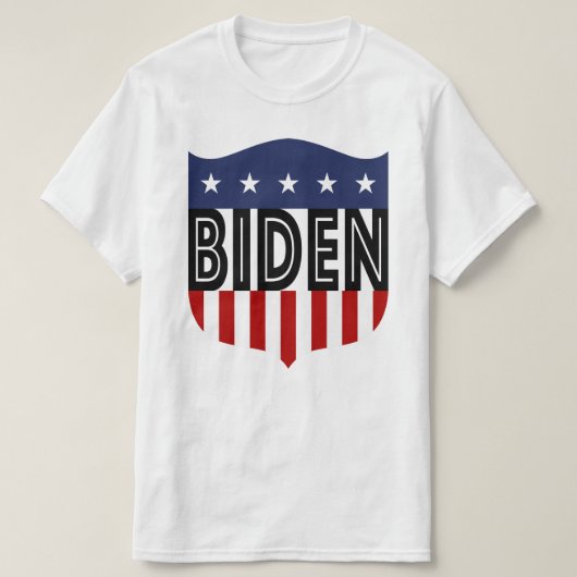 BIDEN sterren en strepen T-shirt (Design voorkant)