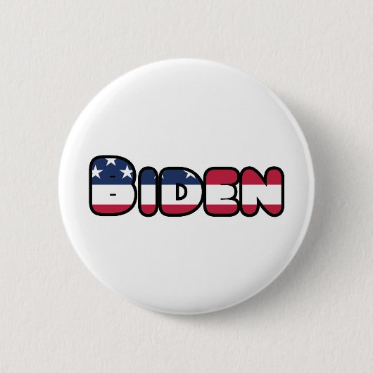 Biden steunt US President 2020 Ronde Button 5,7 Cm (Voorkant)