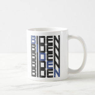 BIDEN-tekststapels Koffiemok