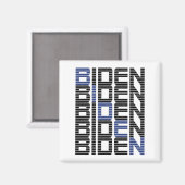 Biden-tekststapels Magneet (Voorkant / Achterkant)