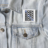 BIDEN-tekststapels Vierkante Button 5,1 Cm (In situ)