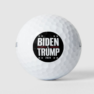 Biden Trump 2024 Grappige Verkiezing Presidentiële Golfballen