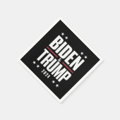 Biden Trump 2024 Grappige verkiezing Presidentiële Servet (Hoek)