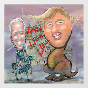 Biden Trump Raamsticker