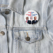 Biden Trump Rematch Ronde Button 5,7 Cm (In situ)