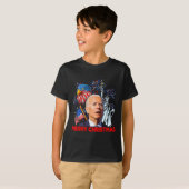 Biden Verward Patriottische Vrolijke Kerstmis voor T-shirt (Voorkant volledig)