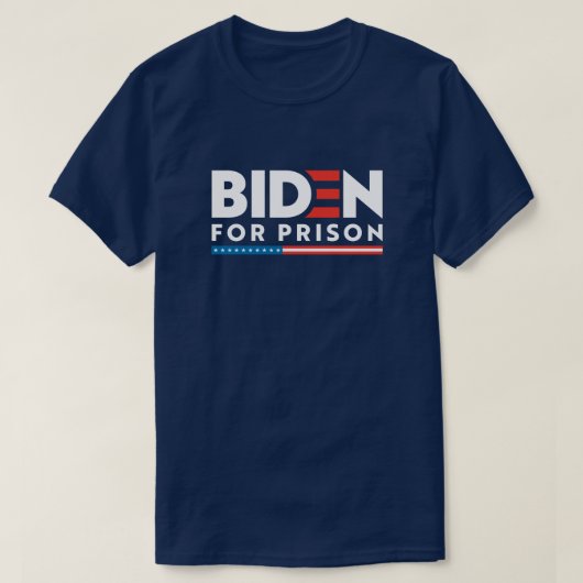 Biden voor Gevangenis 2024 T-shirt (Design voorkant)