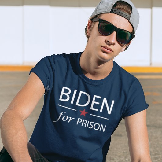 Biden voor gevangenisstraf | Anti Joe Biden | Slog T-shirt
