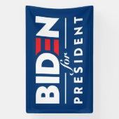 Biden voor President 2024 Spandoek (Verticaal)