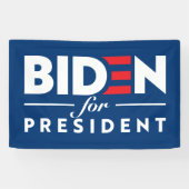 Biden voor President 2024 Spandoek (Horizontaal)