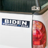 Biden voor President 2024-stervelbumper sticker (Op Truck)