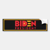 Biden voor President in China Bumpersticker (Voorkant)