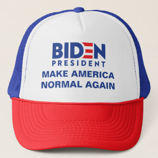 Biden voor President Make america normaal Trucker Pet