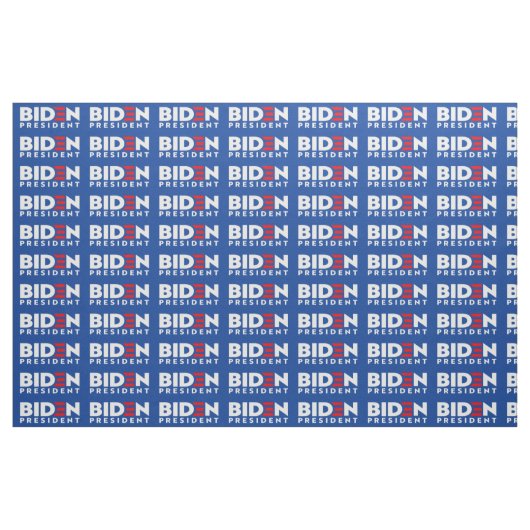 Biden voor President Witte Mini Tekst, ZSSG-Stof Stof (Fat Quarter)