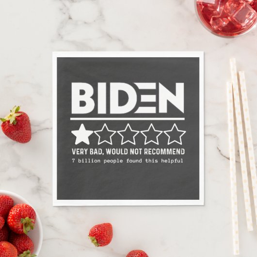 Biden Zeer slecht zou T-Shirt niet aanbevelen Servet (Insitu)