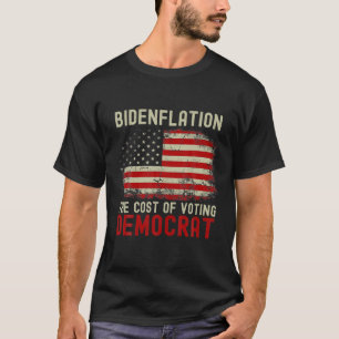 Bidenflatie de kosten van de stembusgang V T-shirt