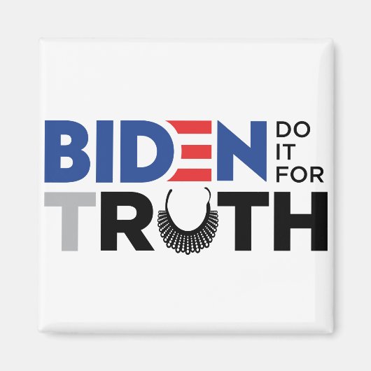 BidenforRuth SHIRT.ai Magneet (Voorkant)