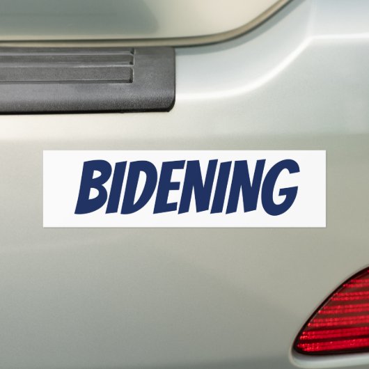 Bidening Joe Biden Democrats Funny 2024 Bumpersticker (Op auto)