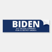 Bidenomica - Communistisch plan om Amerika te vern Bumpersticker (Voorkant)