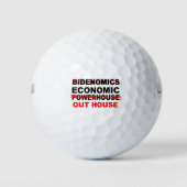 Bidenomics Economische Out House niet Powerhouse Golfballen (Voorkant)