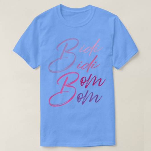 Bidi Bidi Bom Bom Latina Meican Spanish Cumbia Dan T-shirt (Design voorkant)