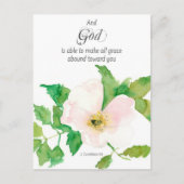 Bidkaart 2 Korintiërs Schrift Bijbel Primula Briefkaart (Voorkant)