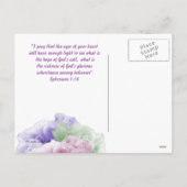 Bidkaart met een Schriftuur voor vandaag Feestdagenkaart (Achterkant)