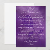 Bidkaart voor het helen van een gebroken hart (Voorkant / Achterkant)