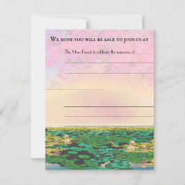 BIDMANTEL BIJ ZONSONDERGANG RSVP KAARTJE