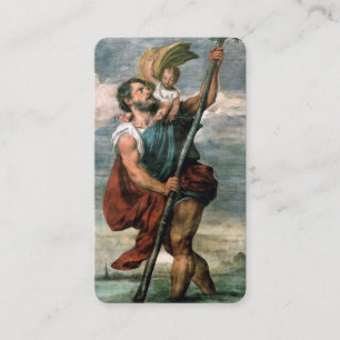 Bidprentjes   St Christopher Travel Visitekaartje