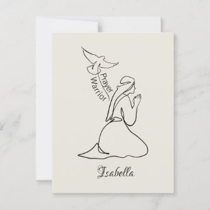 Bidsoldaat ontwerp & naam aanpassen briefkaart