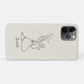 Bidsoldaat ontwerp & naam aanpassen Case-Mate iPhone case (Achterkant (horizontaal))